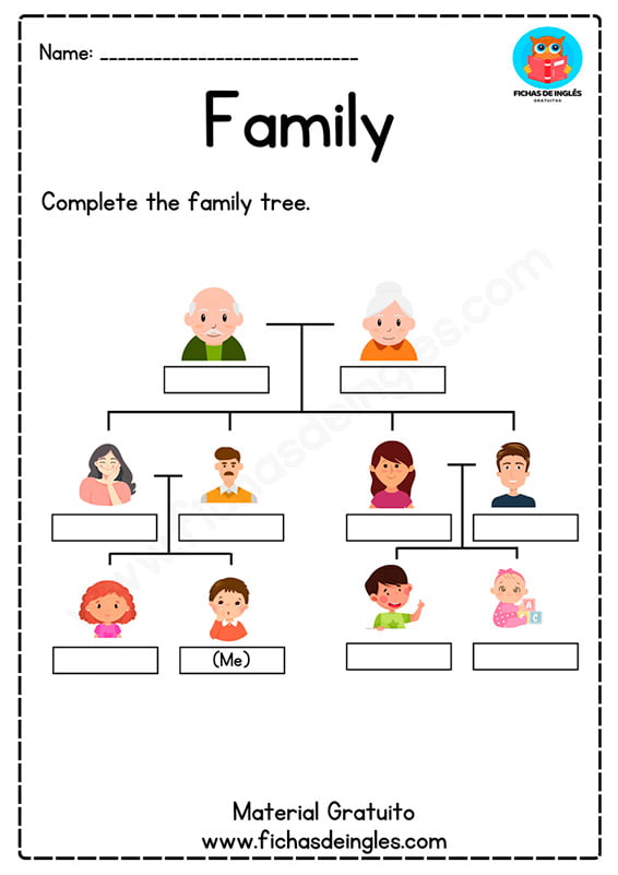 familia_en_ingles_fichasdeingles